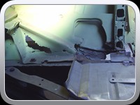 RH A Post panels had to be fabricated.