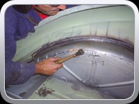 Fusion welding tubs in.