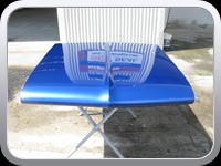 Bonnet looking good considering it had no front and a big dent in teh middle.