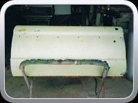 The doors where in pretty bad shape inside and out.